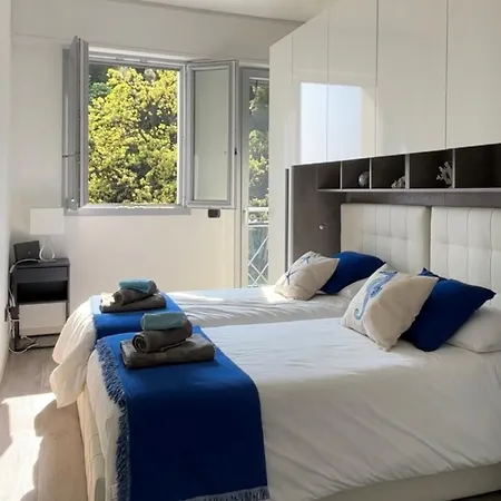 公寓 Azzurro Sea View With Parking And Balcony 5 Min Walk To